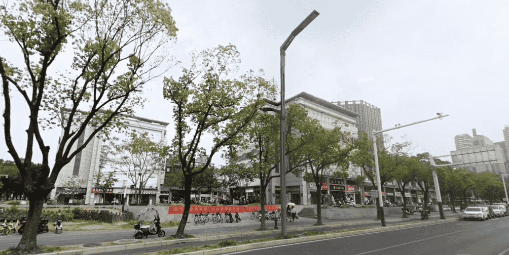 百度全景地图里的大北门商业街(图片待补充)